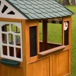 Casuta de joaca Garden View Kidkraft - din lemn pentru copii in gradina 